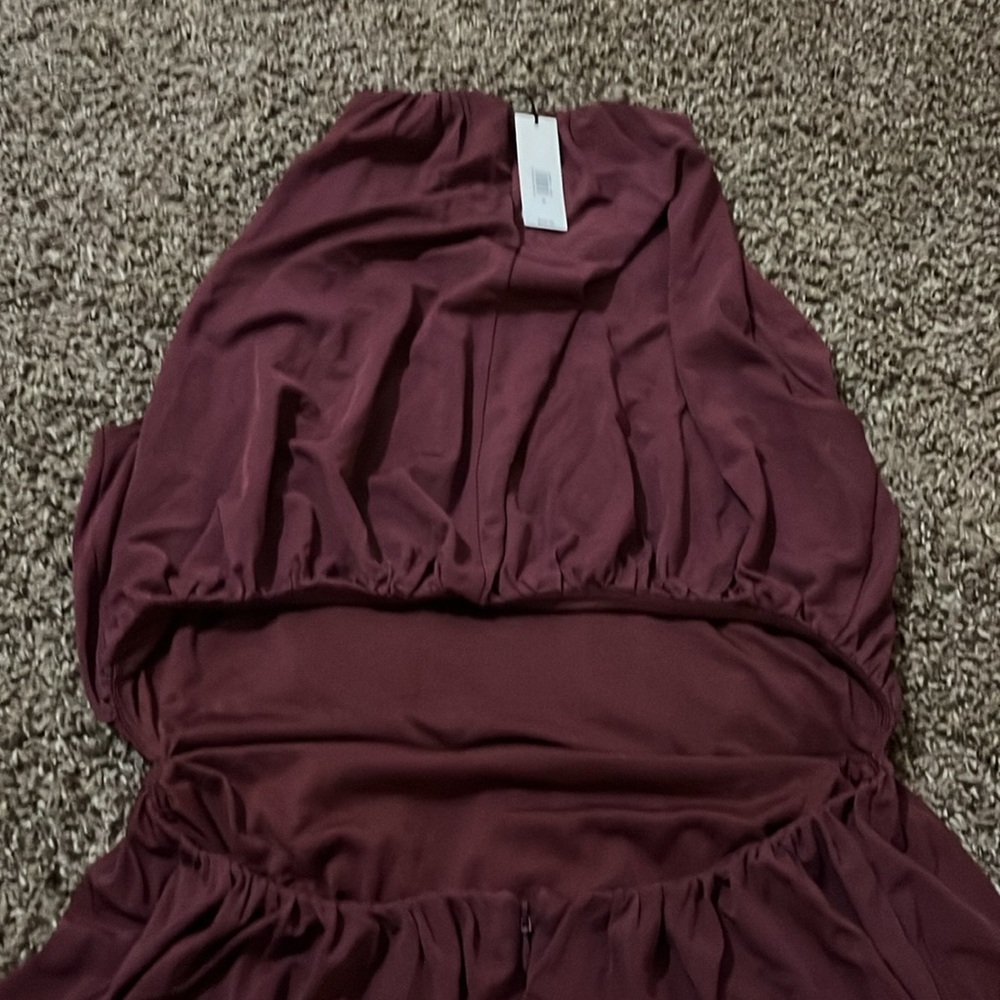 BANANA REPUBLIC CREPE KNIT CUT-OUT MAXI DRESS - Picture 6 of 6